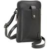 Roncato Borsello in pelle con una zip Roncato linea Detroit Nero 225