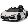 Sport1 Auto Elettrica per Bambini 10,8V Lamborghini Revuelto Bianco Telecomando