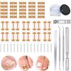 Doukesh 16PCS Set Correttore per Unghie Incarnite Cerotti per Unghie Incarnite Piedi Tagliaunghie Attrezzi per Pedicure Strumenti per Unghie Incarnite Kit