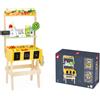 Janod - Bancarella Bambini Farm Market con 32 Accessori