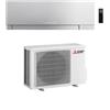 Mitsubishi Climatizzatore Monosplit Linea Kirigamine Zen MSZ-EF 12000 btu MSZ-EF35VGKS Silver Inverter R-32 Wi-Fi Classe A+++ ,