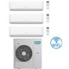 Hisense Climatizzatore Condizionatore Hisense Hi Comfort Wifi R32 Trial Split Inverter 7000 + 7000 + 18000 BTU con U.E. 5AMW105U4RQC Classe A++/A+