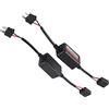 Qiilu Resistenza Led H7 Resistenza Canbus Decodificatore Canbus H7 Decodificatore Canbus H7 Error Canceler Filter, 2pcs Car Led Canbus Decodificatore Del Faro Dispositivo Resistori Anti-Sfarfallio Canceller