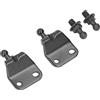 Shanrya Staffe di montaggio con ammortizzatore a gas, staffa di montaggio con perno a sfera di ricambio resistente all'usura per 350Z Coupe Hatchback 2003-2008 per auto