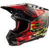 ALPINESTARS Casco Cross ALPINESTARS S-M5 RASH ECE2206 - (Dark Gray/Red Glossy)
