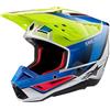 ALPINESTARS Casco Cross ALPINESTARS S-M5 SAIL ECE2206 - (Yellow Fluo/Blue/Silver Glossy)