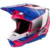 ALPINESTARS Casco Cross ALPINESTARS S-M5 SAIL ECE2206 - (White/Pink/Blue Glossy)