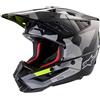 ALPINESTARS Casco Cross ALPINESTARS S-M5 ROVER 2 ECE2206 - (Dark Gray/Yellow Fluo Glossy)