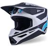 ALPINESTARS Casco Cross ALPINESTARS S-M3 HEAT ECE2206 - (Silver/Blue/Black Matt)