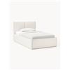 Westwing Collection Letto singolo imbottito in bouclé con contenitore Dream