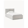 Westwing Collection Letto singolo imbottito in bouclé con contenitore Dream