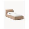 Westwing Collection Letto singolo imbottito Cloud - Marrone