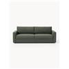 Westwing Collection Divano letto 3 posti in bouclé con vano contenitore Tasha