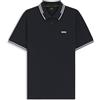 HUGO BOSS Boss Polo da Uomo Paul, Blu Scuro 402., L