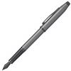 Cross Century II - Penna stilografica (pennino M, inchiostro nero, con confezione regalo di alta qualità, colore: grigio