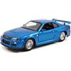 Jada Fast e Furious Diecast Model 1/32 2002 Nissan Skyline GTR R34 *blue* Jada Toys