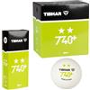 Tibhar Pallone da ping pong T40+, 2 stelle, 10 o 100 pezzi, colore bianco, per professionisti a livello competitivo in plastica ABS (100 pezzi)