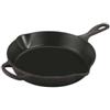 LE CREUSET Padella doppio becco profonda Evolution in ghisa vetrificata, Cast Iron, 26 cm, Nero Matt, 20187260000422