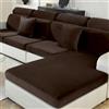 Ystyle Copriseduta Divano Elasticizzato, Universale Copricuscini Divano Velluto Natalizio, Sofa Seat Cover Antiscivolo, Copri Cuscini per Divano, Copridivano Cuscini (1 Posto*3, Caffè Scuro)