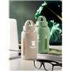 Bottiglia in vetro borosilicato da 600 ml con custodia in silicone Boris personalizzate o neutre