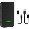 Carlinkit 5.0 Wireless adattatore 2 in 1, adatto per auto con Apple CarPlay e Android Auto, Convert Wired Carplay to senza fili, Wired AA to Wireless Android Auto
