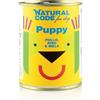 Natural Code For Dog Puppy 400 Cibo Umido per Cuccioli - 6x400 gr - Pollo Riso e Mela - P01