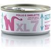 Natural Code Adult Cat XL Cibo Umido Naturale per Gatti - XL7-Pollo e Omelette - 12x170 gr