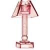 EMÒ ITALIA Luxor Square Candeliere in Vetro con Paralume Cipria 24cm