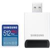 Samsung Scheda Samsung PRO Plus SDXC 512 GB UHS-I + lettore SD full-size (2023)