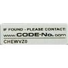 CODE-NO.com Etichetta lente