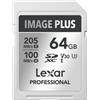 Lexar Image Plus SD Card UHS-I V30 R205/W150 MB/s - 64GB | ✅Score & Win