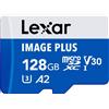 Lexar Image Plus Scheda MicroSD UHS-I V30 R100 MB/s - 128GB