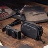Wotancraft Borsa portatile Wotancraft taglia S, pelle nera