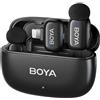 Boya Mini 2 (2 TX + 1 RX Lightning) nero