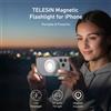 Telesin Flash magnetico e lampada ad anello MagSafe - Titanio