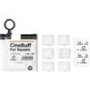 CineBuff Pelliccia protettiva antivento e antiabrasione per microfono quadrato CineBuff Fur (10 adesivi push e 30 adesivi autoadesivi)