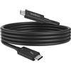 Belkin Cavo Thunderbolt 4, 1 m, cavo di alimentazione usb-c usb-c con 100 W di Power Delivery, compatibile con USB 4, Thunderbolt 3, MacBook Pro, eGPU e altri, certificazione Thunderbolt Intel