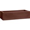 Fioriera in resina da davanzale e da balcone Minos Cassetta 45x20 H12 -20%, CORTEN