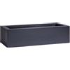 Fioriera in resina da davanzale e da balcone Minos Cassetta 45x20 H12 -20%, GRIGIO ANTRACITE