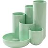 HAN Campus 17480-805 - Porta scrivania con 5 tubi e 1 ciotola, colore: Verde pastello