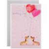 Hallmark Biglietto di auguri per il giorno del matrimonio, con simpatico cucciolo di