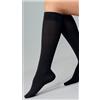 CIZETA VARISAN PASSO - Gambaletto preventivo uomo/donna STNR1 - 15-20 mmHg - cotone+seta - Lunghezza normale Colore Nero Taglia 4 (circ. caviglia cm. 27-30)