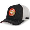 Capslab | Cappellino Premium tipo Trucker Looney Tunes Bugs Bunny | Finiture in denim di prima qualità | Visiera curva e chiusura snapback, 50% cotone, 50% poliestere | Berretto unisex per adulti