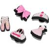 Crocs Jibbitz Shoe Charm 5-pack | Personalize With Jibbitz for Crocs - Ciondolo per scarpe Unisex, Ballet Class,