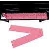 BORDSTRACT Panno Di Copertura Della Tastiera, Copertura Dei Tasti Del Pianoforte in Puro Cotone a Prova Di Polvere, Sporco E Graffi, Panno Lavabile per La Tastiera Del Pianoforte Digitale (Rosa)