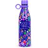 Legami - Bottiglia Termica Hot&Cold, Flowers, 800 ml, Chiusura ermetica, 12 Ore Bevande calde 24 Ore fredde, Manico in Silicone rimovibile, in Acciaio inox, senza BPA