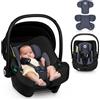 LIONELO ASTRID i-Size Seggiolino Auto Neonati 40-87cm Ovetto gr 0+ Montaggio rivolto all'indietro, Cintura di sicurezza a 3punti Protezione laterale Inserto Dri-Seat