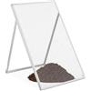 Relaxdays Setaccio per Terreno Giardino, HxL: 100 x 60 cm, Rete in Acciaio Zincato 15 x 30 mm, per Compost, Argentato