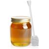 Metaltex Miele Dipper 15 cm, Acciaio Inossidabile, Bianco, 3,2 x 6,7 x 22,7 cm