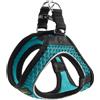 Hunter Pettorina per Cani Hilo Comfort Turchese Riflettente, x-x-s